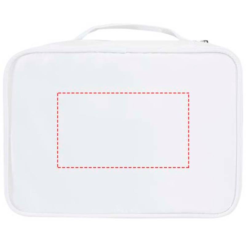 Muse organizér na líčidla z GRS RPET, bílá Creme Muse organizér na líčidla z GRS RPET, bílá Creme