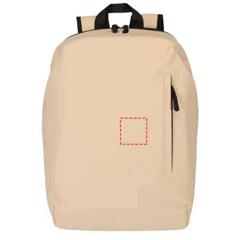 Resi Plus rolovací batoh na notebook velikosti 15″ z recykl. GRS, 18 l, hnědá Oatmeal Resi Plus rolovací batoh na notebook velikosti 15″ z recykl. GRS, 18 l, hnědá Oatmeal