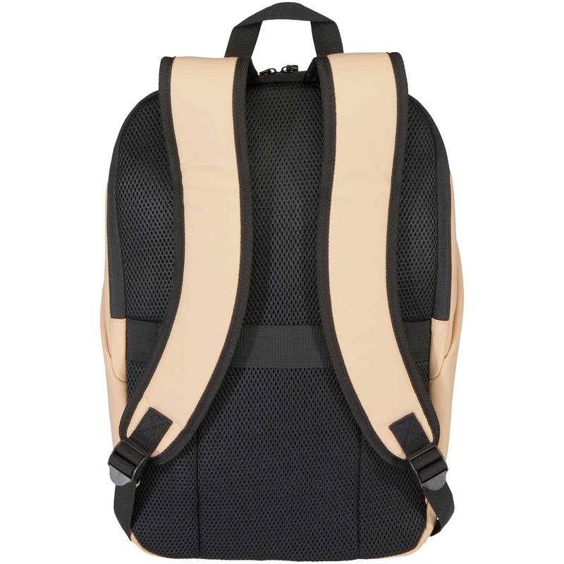 Resi Plus rolovací batoh na notebook velikosti 15″ z recykl. GRS, 18 l, hnědá Oatmeal Resi Plus rolovací batoh na notebook velikosti 15″ z recykl. GRS, 18 l, hnědá Oatmeal