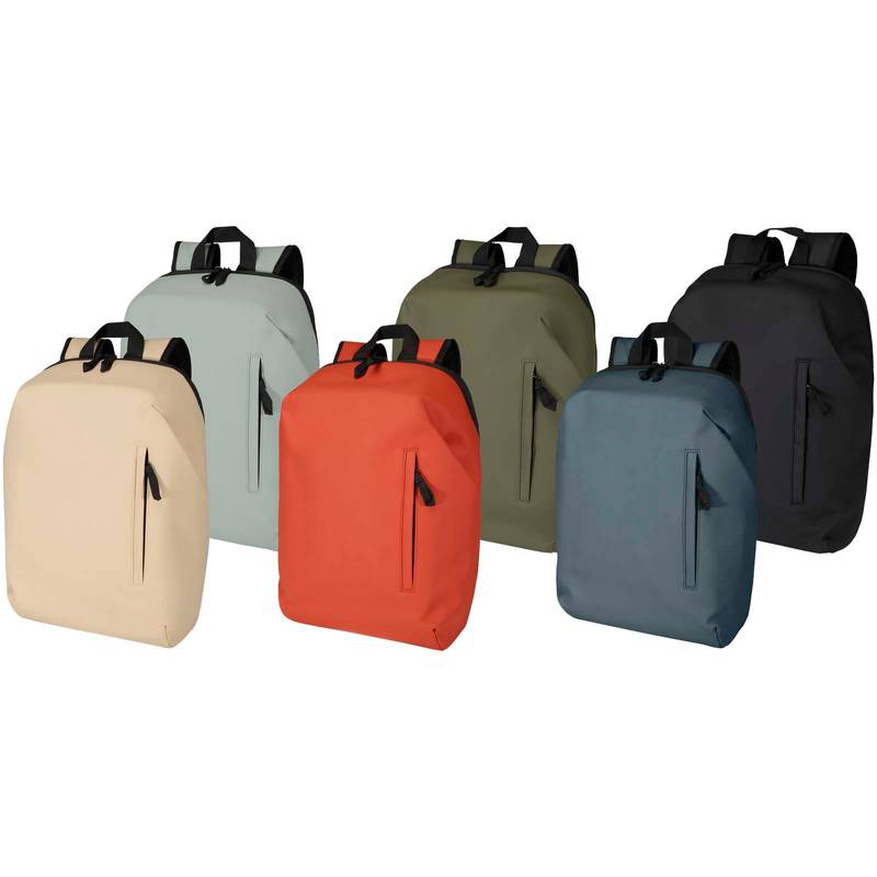 Resi Plus rolovací batoh na notebook velikosti 15″ z recykl. GRS, 18 l, hnědá Oatmeal Resi Plus rolovací batoh na notebook velikosti 15″ z recykl. GRS, 18 l, hnědá Oatmeal