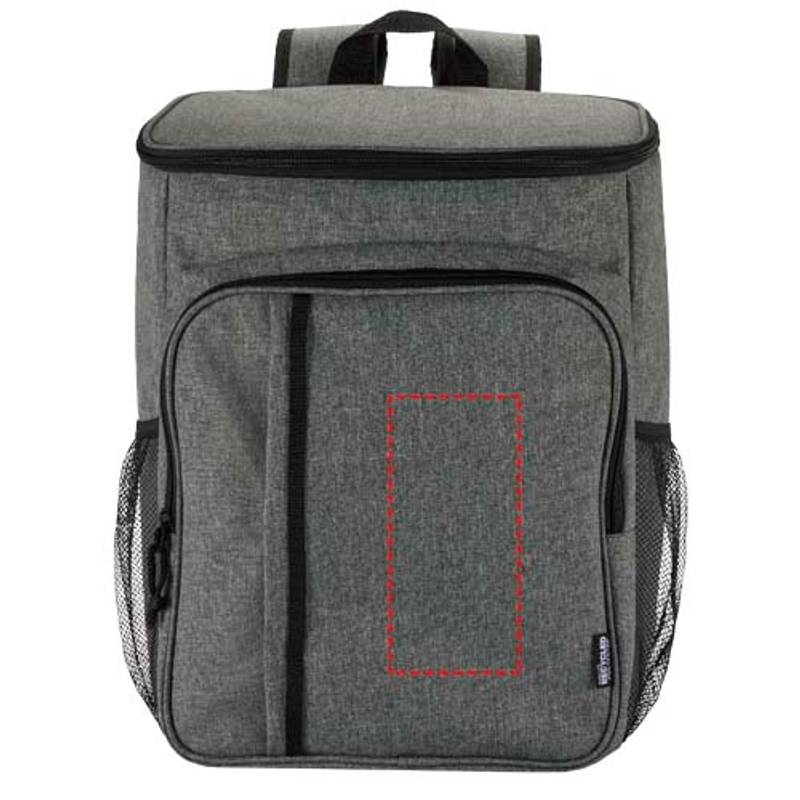 Tundra chladicí batoh na piknik z recykl. GRS se sadou příborů, 20 l, šedá Heather Tundra chladicí batoh na piknik z recykl. GRS se sadou příborů, 20 l, šedá Heather