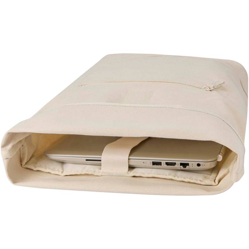 Recanvas rolovací batoh na notebook velikosti 14″ z recykl. GRS, 16 l, hnědá Sand Recanvas rolovací batoh na notebook velikosti 14″ z recykl. GRS, 16 l, hnědá Sand