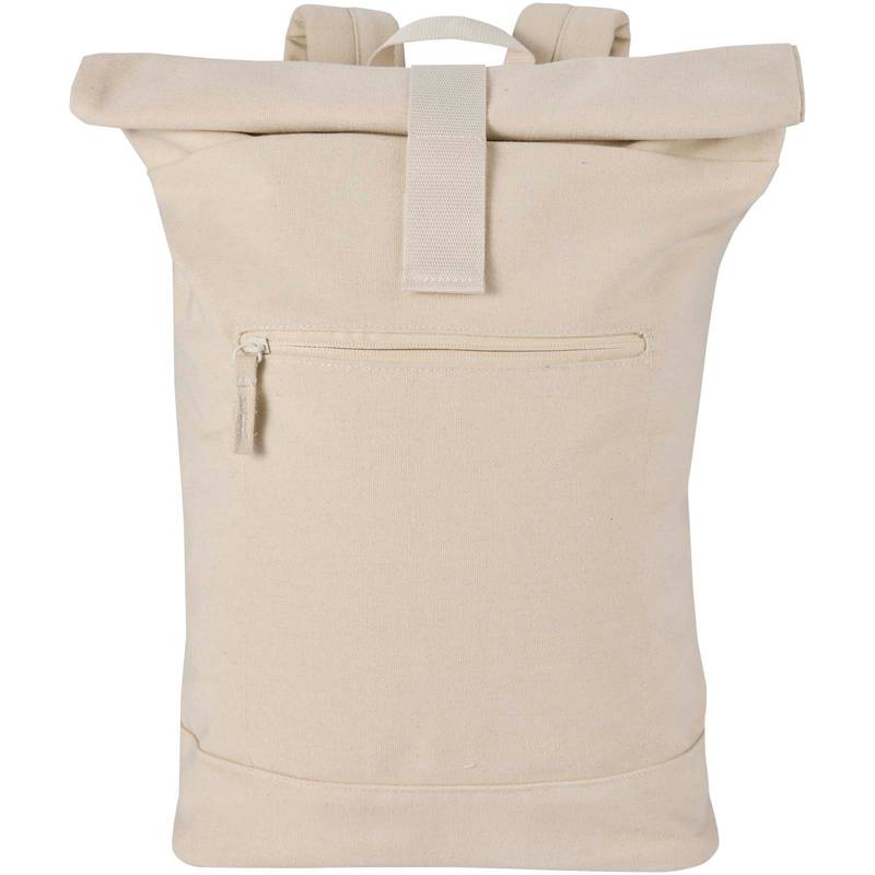 Recanvas rolovací batoh na notebook velikosti 14″ z recykl. GRS, 16 l, hnědá Sand Recanvas rolovací batoh na notebook velikosti 14″ z recykl. GRS, 16 l, hnědá Sand