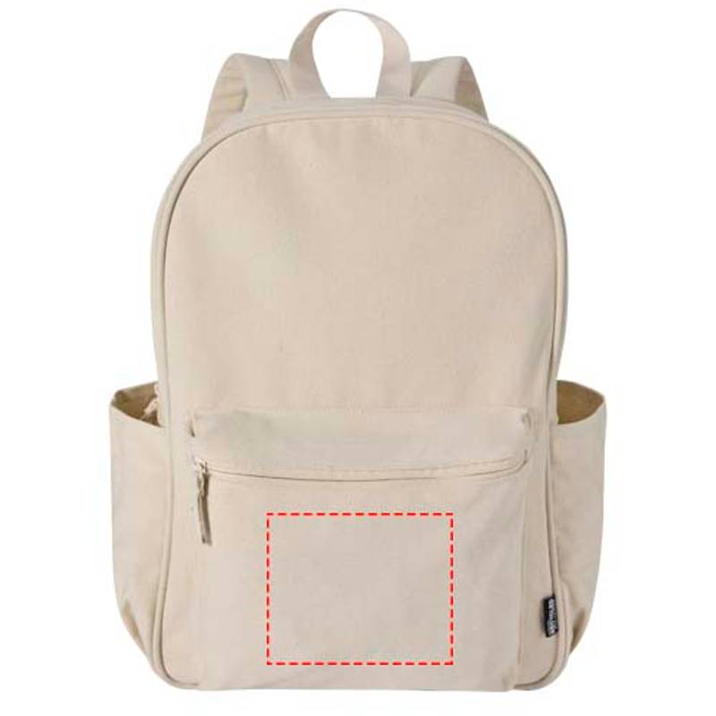 Recanvas městský batoh na notebook velikosti 15,6″ z recykl. GRS, 16 l, hnědá Sand Recanvas městský batoh na notebook velikosti 15,6″ z recykl. GRS, 16 l, hnědá Sand