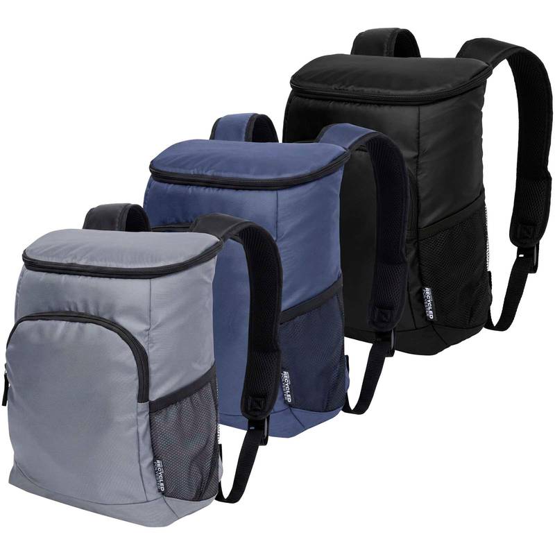 Chladicí batoh Chillpack GRS recyklovaná na 18 nádob 16 l, černá Chladicí batoh Chillpack GRS recyklovaná na 18 nádob 16 l, černá