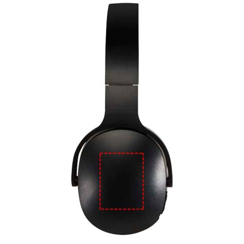 Ancha bezdrátová sluchátka přes hlavu s technologií Bluetooth® z recykl. plastu, černá Ancha bezdrátová sluchátka přes hlavu s technologií Bluetooth® z recykl. plastu, černá