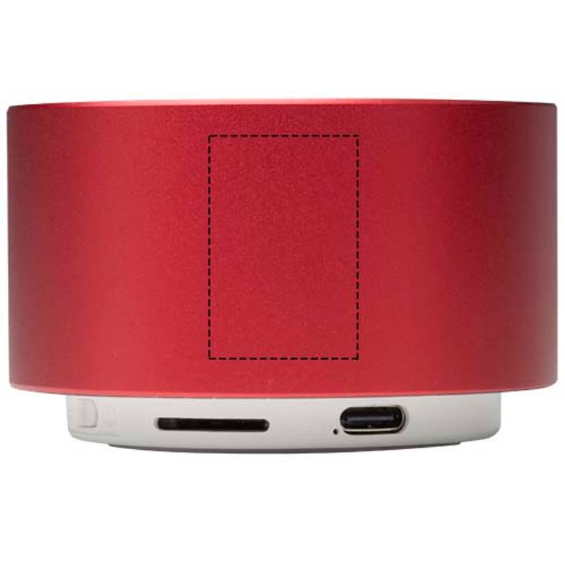 Ankaa 3W bezdrátový reproduktor s technologií Bluetooth® z recykl. hliníku, červená Ankaa 3W bezdrátový reproduktor s technologií Bluetooth® z recykl. hliníku, červená