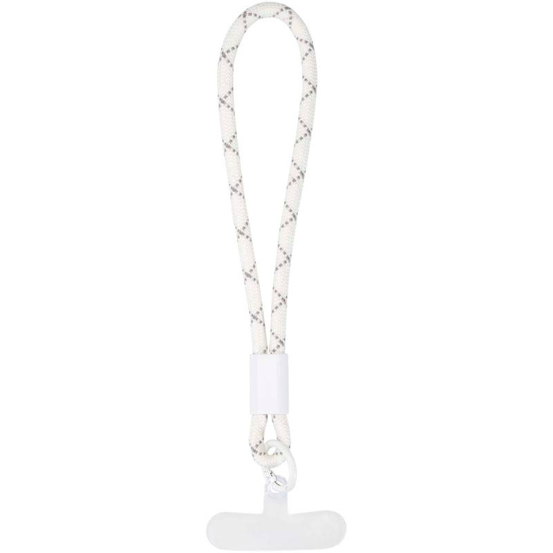 Arich náramek na chytrý telefon z recykl. plastu, bílá Arich náramek na chytrý telefon z recykl. plastu, bílá