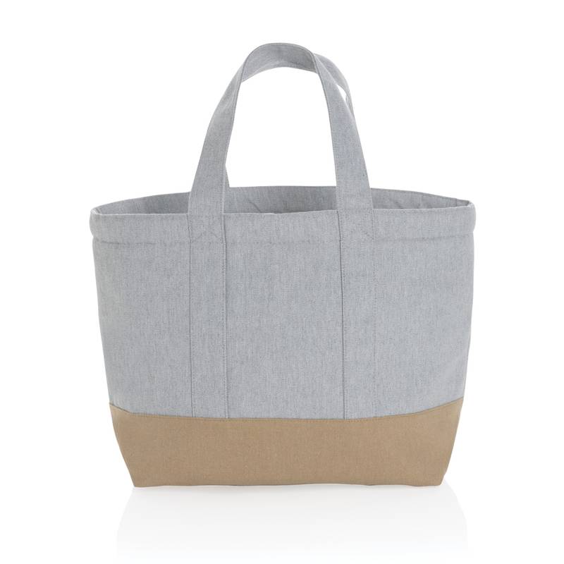 Nefarbená chladiaca taška Impact z 285g recykl. canvas AWARE, sivá Nefarbená chladiaca taška Impact z 285g recykl. canvas AWARE, sivá