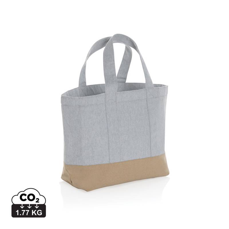 Nefarbená chladiaca taška Impact z 285g recykl. canvas AWARE, sivá Nefarbená chladiaca taška Impact z 285g recykl. canvas AWARE, sivá
