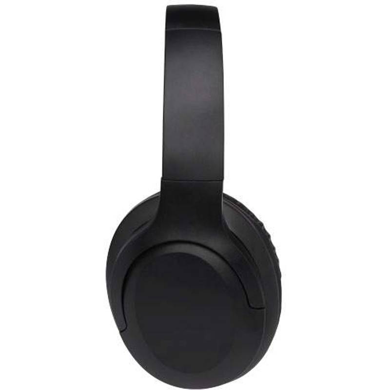 Bluetooth® sluchátka z recykl. plastu Loop, černá Bluetooth® sluchátka z recykl. plastu Loop, černá