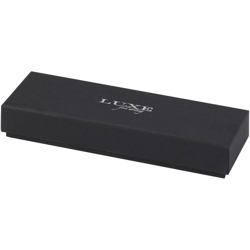 Dárková sada kuličkového pera a rolleru Lucetto z recykl. hliníku, šedá Silver Dárková sada kuličkového pera a rolleru Lucetto z recykl. hliníku, šedá Silver