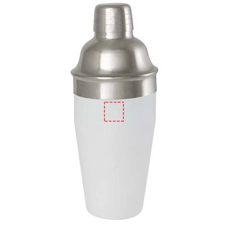 Šejkr na koktejly Gaudie z recykl. nerez, bílá Šejkr na koktejly Gaudie z recykl. nerez, bílá