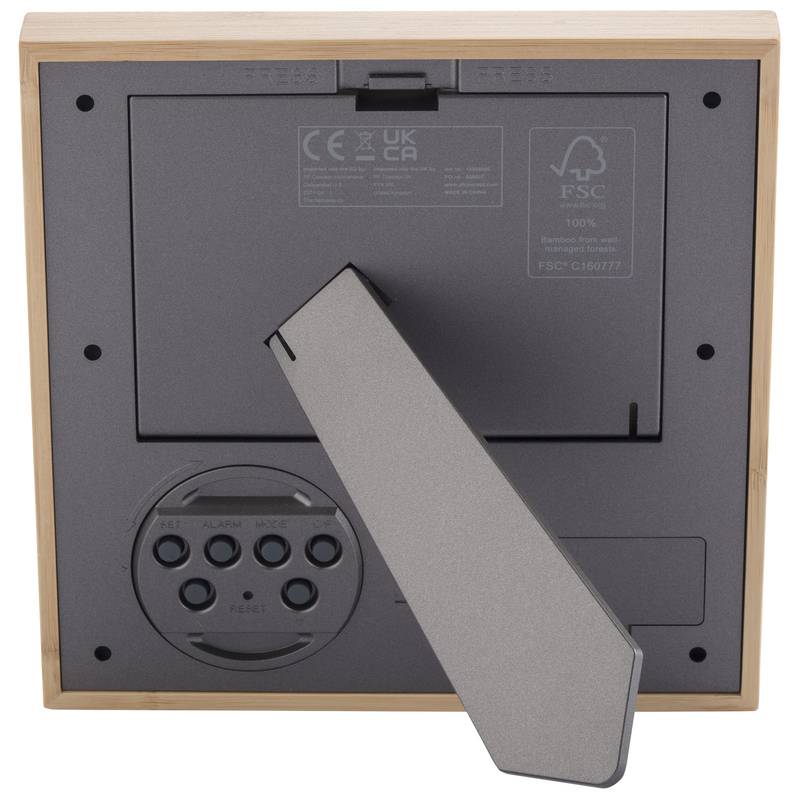 Sasa bambusový fotorámeček s meteostanicí, hnědá Natural Sasa bambusový fotorámeček s meteostanicí, hnědá Natural