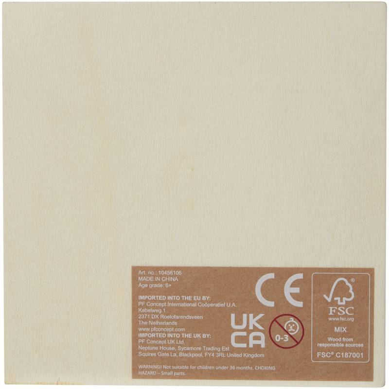 Dřevěné puzzle Bark, hnědá Natural Dřevěné puzzle Bark, hnědá Natural