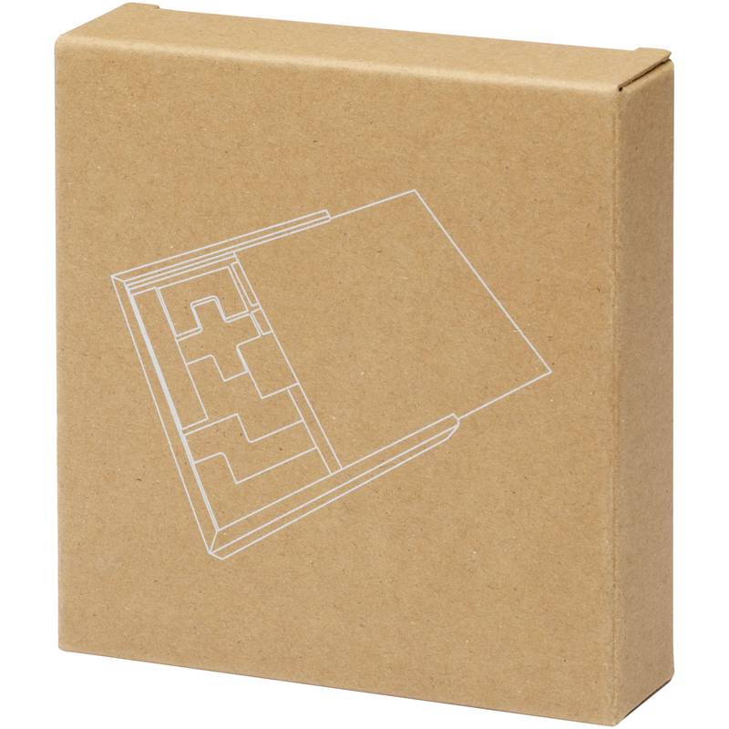 Dřevěné puzzle Bark, hnědá Natural Dřevěné puzzle Bark, hnědá Natural