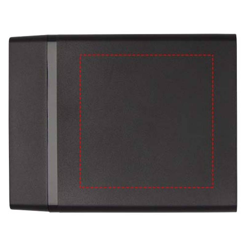 Dobíjecí stanice PD z recykl. plastu 72W ADAPT, černá Dobíjecí stanice PD z recykl. plastu 72W ADAPT, černá