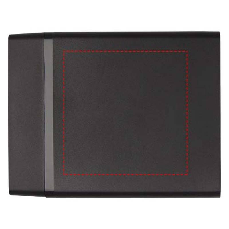 Dobíjecí stanice PD z recykl. plastu 72W ADAPT, černá Dobíjecí stanice PD z recykl. plastu 72W ADAPT, černá