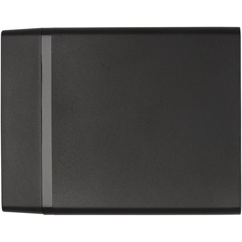 Dobíjecí stanice PD z recykl. plastu 72W ADAPT, černá Dobíjecí stanice PD z recykl. plastu 72W ADAPT, černá