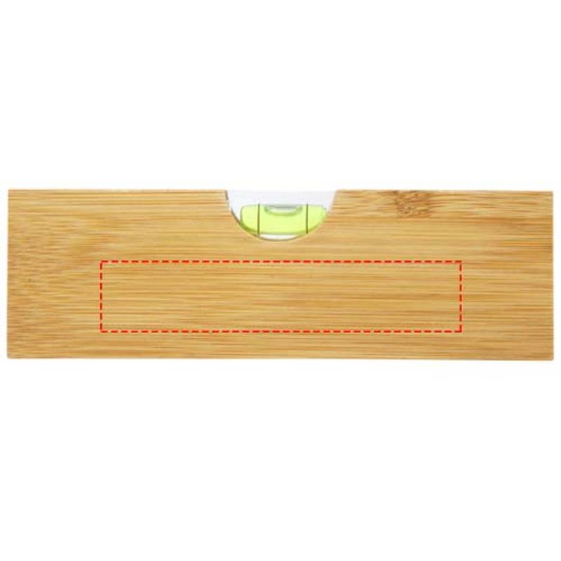 Flush bambusová vodováha s otvírákem na láhve, hnědá Natural Flush bambusová vodováha s otvírákem na láhve, hnědá Natural