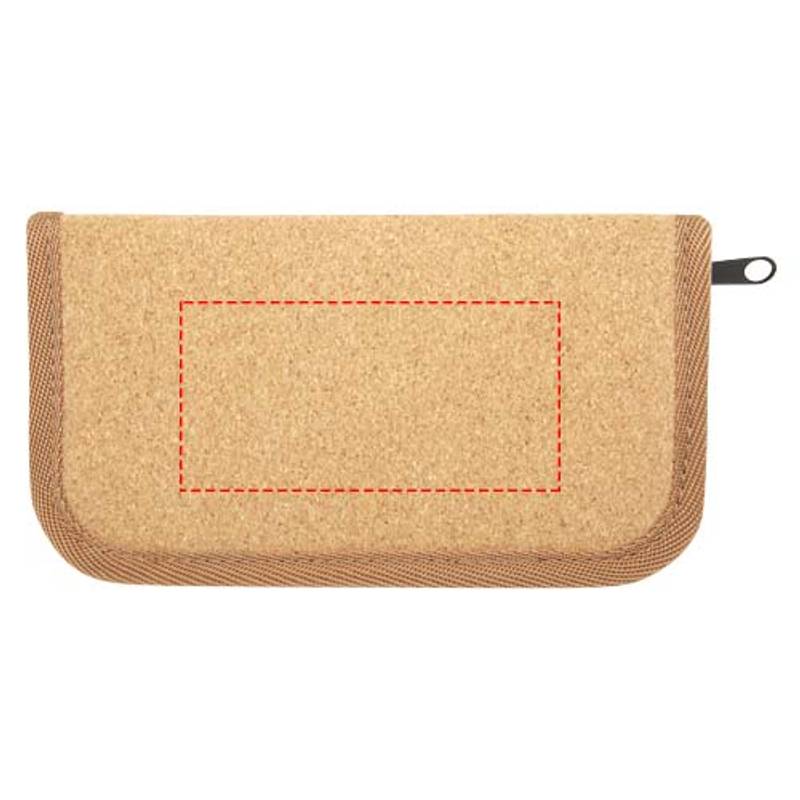 Spike 24dílná sada nářadí z RCS recykl. plastu s korkovým pouzdrem, hnědá Natural Spike 24dílná sada nářadí z RCS recykl. plastu s korkovým pouzdrem, hnědá Natural