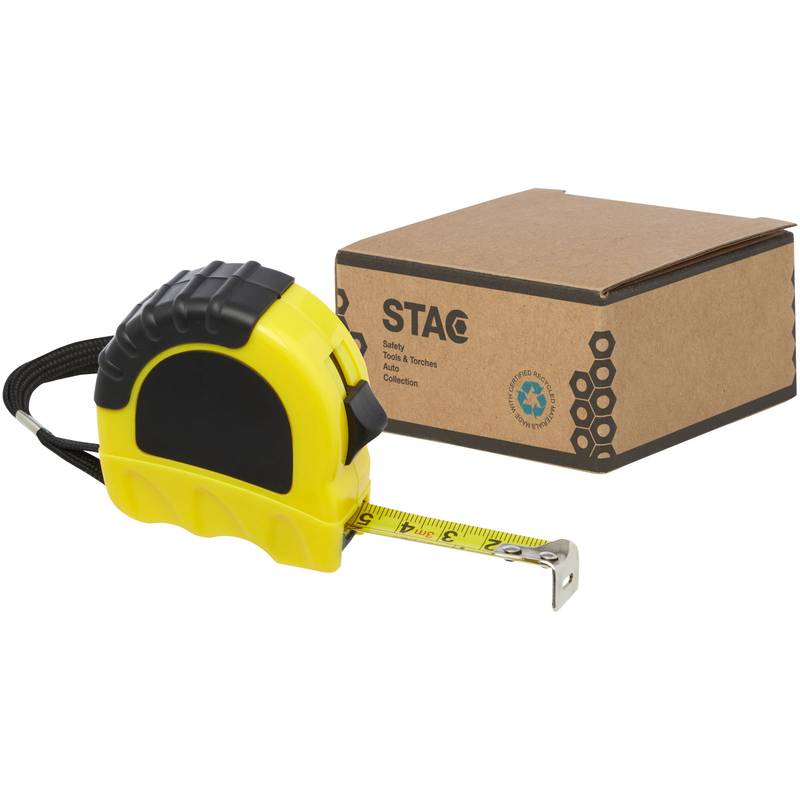 Rule 3metrový metr z RCS recykl. plastu, žlutá Rule 3metrový metr z RCS recykl. plastu, žlutá