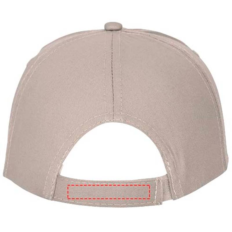 Čiapka Feniks, 5 panelov, hnedá Oatmeal Čiapka Feniks, 5 panelov, hnedá Oatmeal