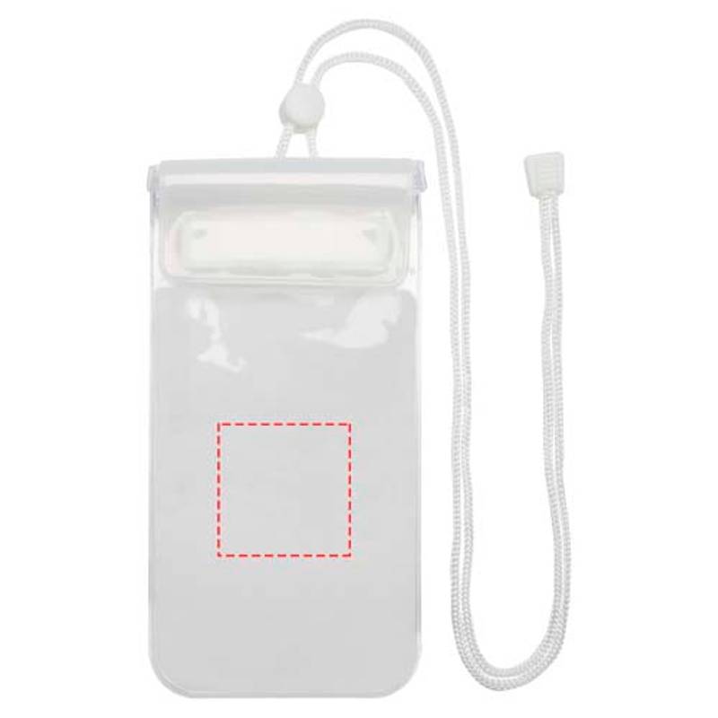 Vodotesné puzdro na telefón Dombay veľkosti L, biela Vodotesné puzdro na telefón Dombay veľkosti L, biela