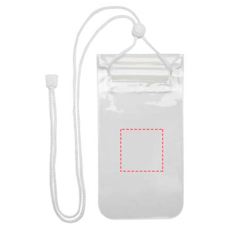 Vodotesné puzdro na telefón Dombay veľkosti L, biela Vodotesné puzdro na telefón Dombay veľkosti L, biela