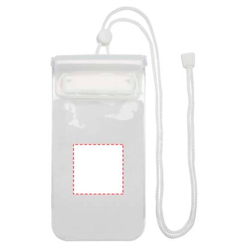 Vodotesné puzdro na telefón Dombay veľkosti L, biela Vodotesné puzdro na telefón Dombay veľkosti L, biela