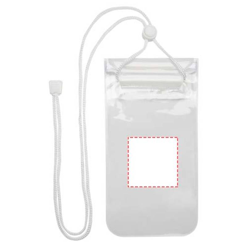 Vodotesné puzdro na telefón Dombay veľkosti L, biela Vodotesné puzdro na telefón Dombay veľkosti L, biela