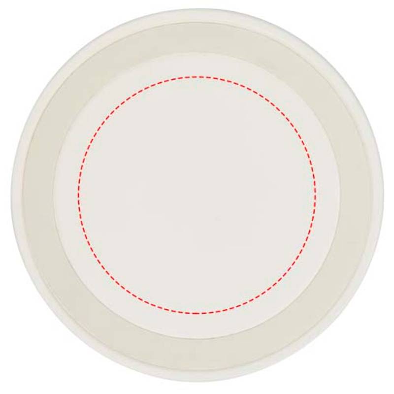 Bezdrátová nabíjecí podložka o výkonu 15 W z recykl. plastu Freal, bílá Bezdrátová nabíjecí podložka o výkonu 15 W z recykl. plastu Freal, bílá