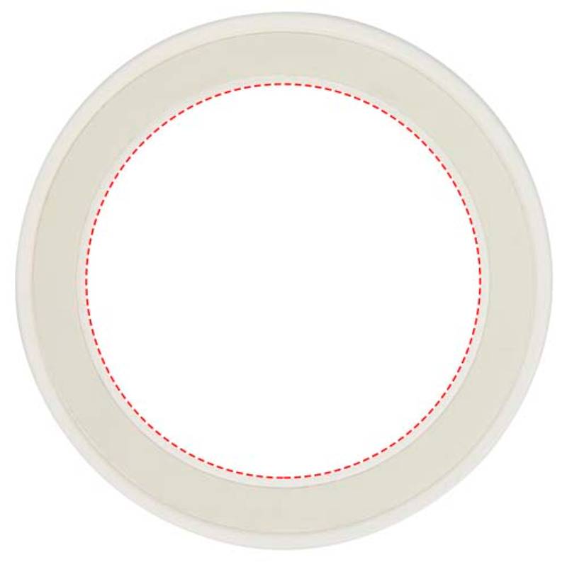 Bezdrátová nabíjecí podložka o výkonu 15 W z recykl. plastu Freal, bílá Bezdrátová nabíjecí podložka o výkonu 15 W z recykl. plastu Freal, bílá