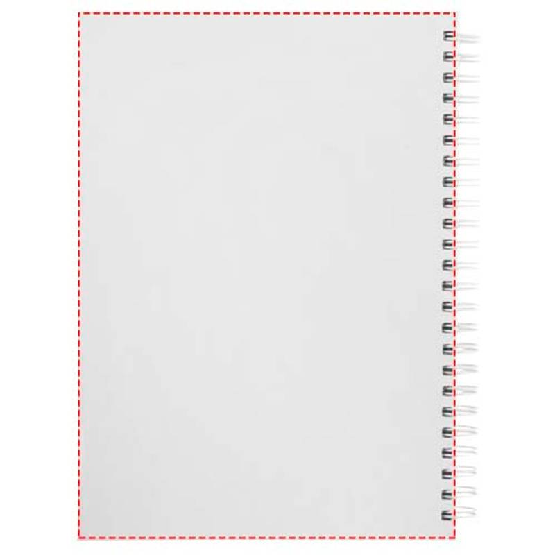 Denník formátu A5 s pevným obalom Desk-Mate®, biela Denník formátu A5 s pevným obalom Desk-Mate®, biela