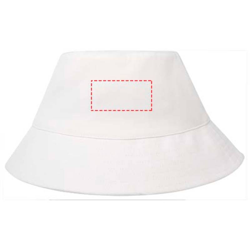 Recyklovaný klobouk proti slunci Wicklow, bílá Recyklovaný klobouk proti slunci Wicklow, bílá