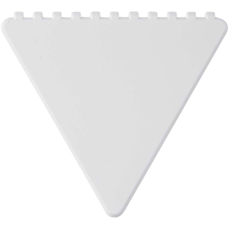 Frosty triangular recycled plastic ice scraper, bílá Frosty triangular recycled plastic ice scraper, bílá