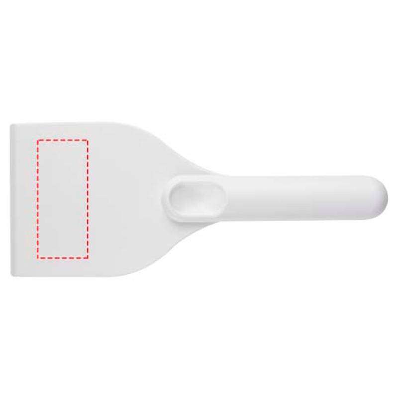 Chilly large recycled plastic ice scraper, bílá Chilly large recycled plastic ice scraper, bílá