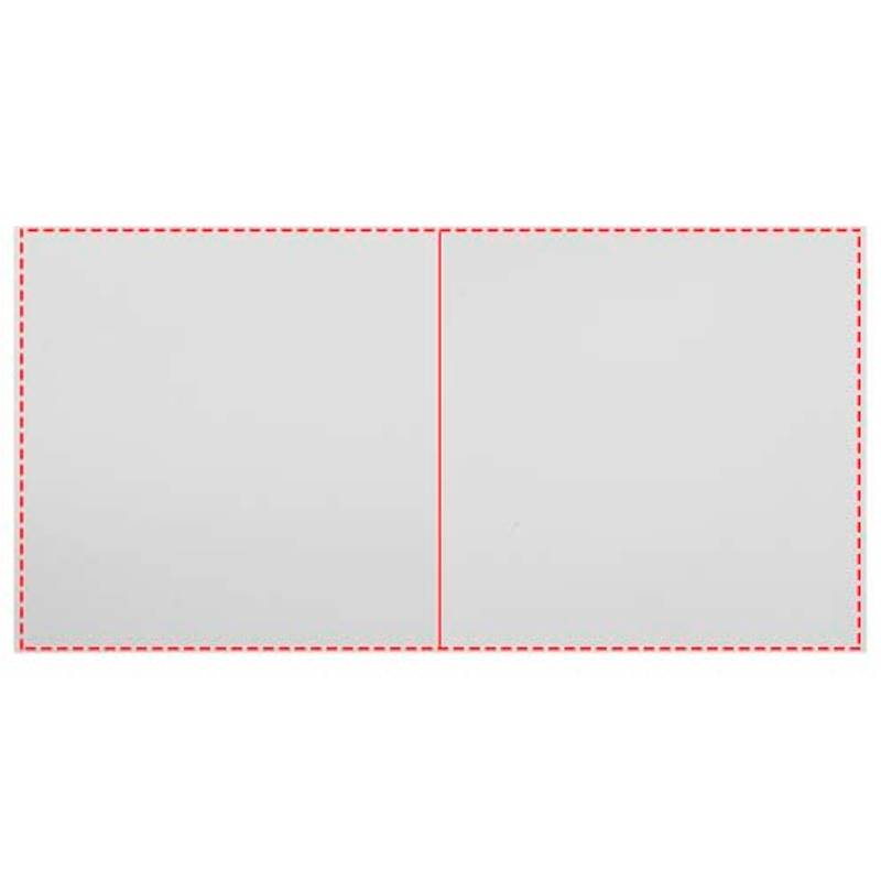 Štvorcové blahoželanie Herald, biela Štvorcové blahoželanie Herald, biela