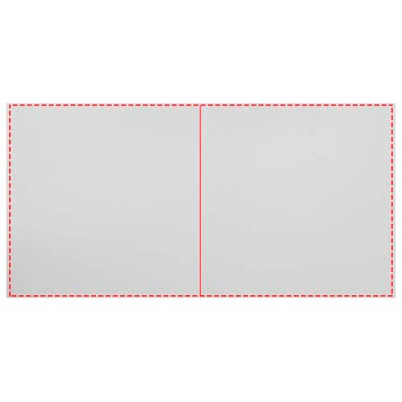 Štvorcové blahoželanie Herald, biela Štvorcové blahoželanie Herald, biela