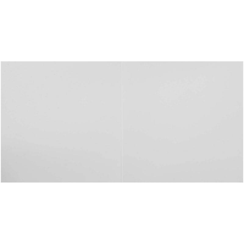 Štvorcové blahoželanie Herald, biela Štvorcové blahoželanie Herald, biela