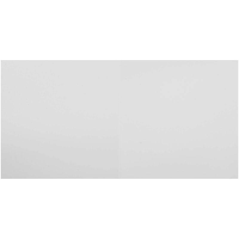 Štvorcové blahoželanie Herald, biela Štvorcové blahoželanie Herald, biela