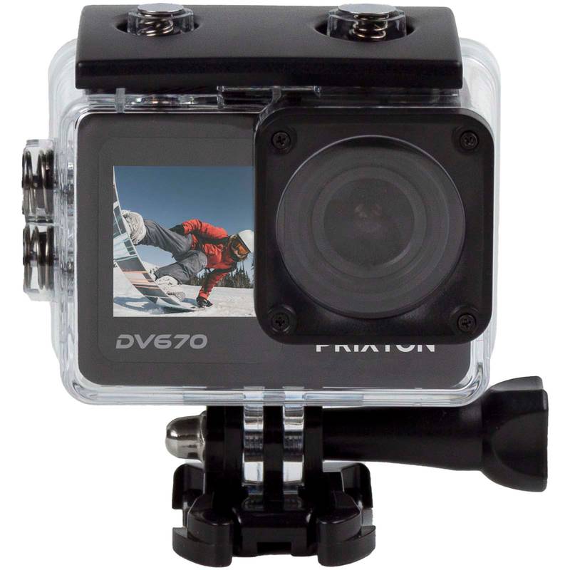 Prixton DV670 4K akční kamera se dvěma obrazovkami, černá Prixton DV670 4K akční kamera se dvěma obrazovkami, černá
