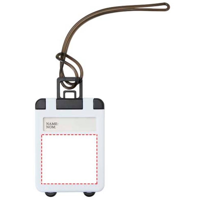 Traveler štítek na zavazadlo, bílá Traveler štítek na zavazadlo, bílá