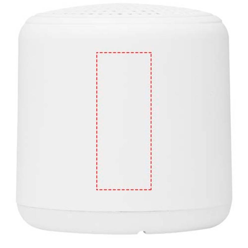 Velkis 3W bezdrátový reproduktor s technologií Bluetooth® z recykl. plastu, bílá Velkis 3W bezdrátový reproduktor s technologií Bluetooth® z recykl. plastu, bílá