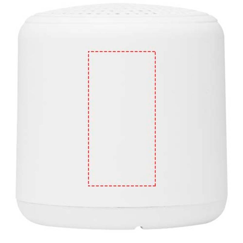 Velkis 3W bezdrátový reproduktor s technologií Bluetooth® z recykl. plastu, bílá Velkis 3W bezdrátový reproduktor s technologií Bluetooth® z recykl. plastu, bílá