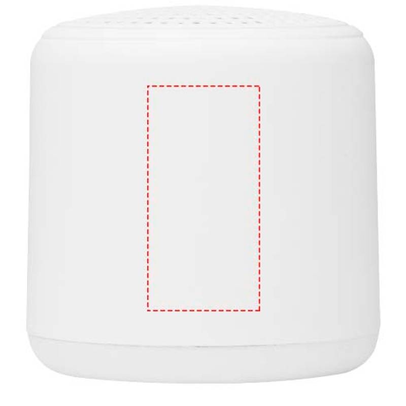 Velkis 3W bezdrátový reproduktor s technologií Bluetooth® z recykl. plastu, bílá Velkis 3W bezdrátový reproduktor s technologií Bluetooth® z recykl. plastu, bílá