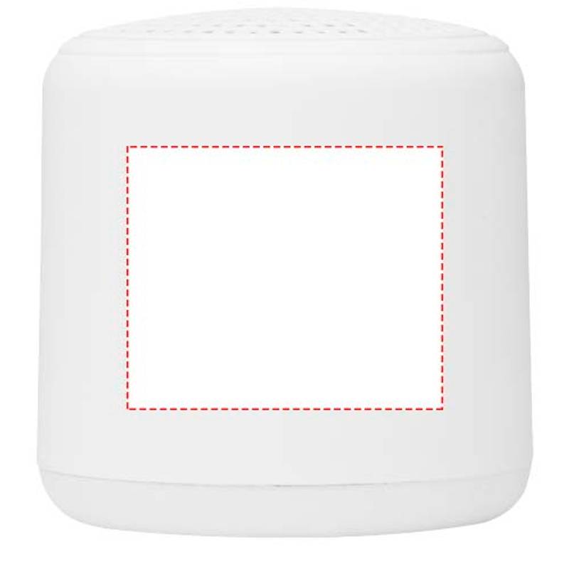 Velkis 3W bezdrátový reproduktor s technologií Bluetooth® z recykl. plastu, bílá Velkis 3W bezdrátový reproduktor s technologií Bluetooth® z recykl. plastu, bílá