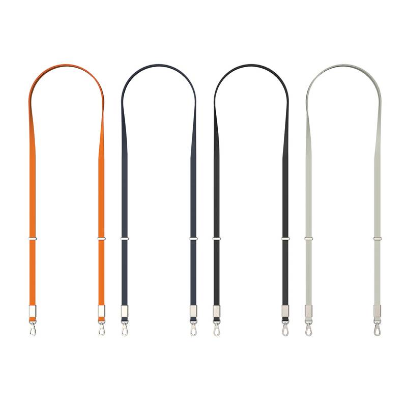 Nivo RCS recyklovaný PET crossbody šnúrka, čierna Nivo RCS recyklovaný PET crossbody šnúrka, čierna