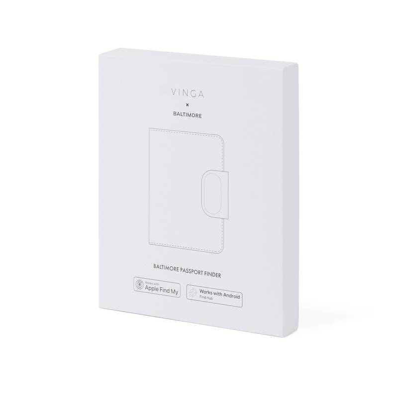 VINGA Baltimore RCS obal na pas s duálnym vyhľadávačom, čierna VINGA Baltimore RCS obal na pas s duálnym vyhľadávačom, čierna