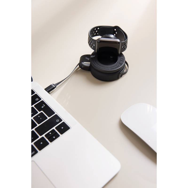 VINGA Baltimore RCS 2v1 bezdrôtová 15W cestovná nabíjačka, čierna VINGA Baltimore RCS 2v1 bezdrôtová 15W cestovná nabíjačka, čierna